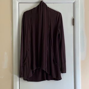 Athleta Pranayama Wrap Discontinued Color Eggplant Purple Size Small